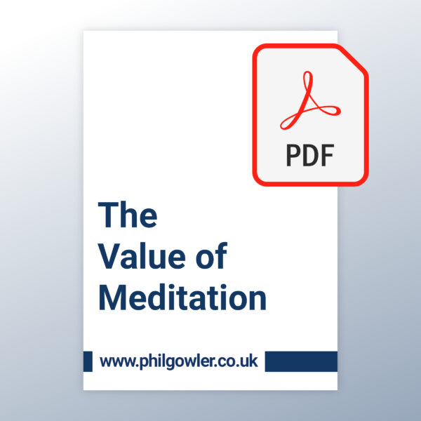 The Value of Meditation